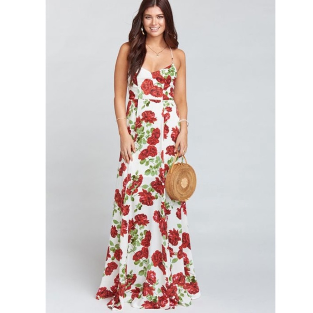 Show Me Your MuMu•Floral Open Back Maxi Dress•NWT - Picture 3 of 6